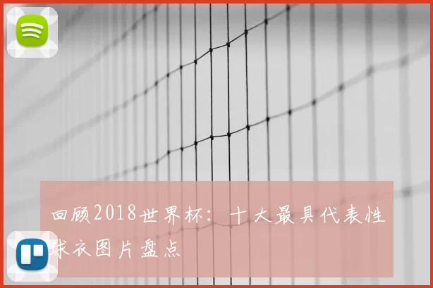 回顾2018世界杯:十大最具代表性球衣图片盘点