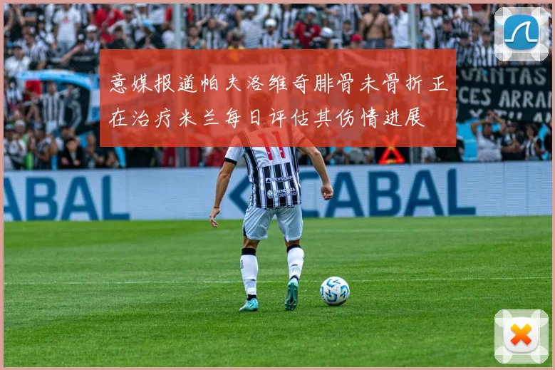 意媒报道帕夫洛维奇腓骨未骨折正在治疗米兰每日评估其伤情进展
